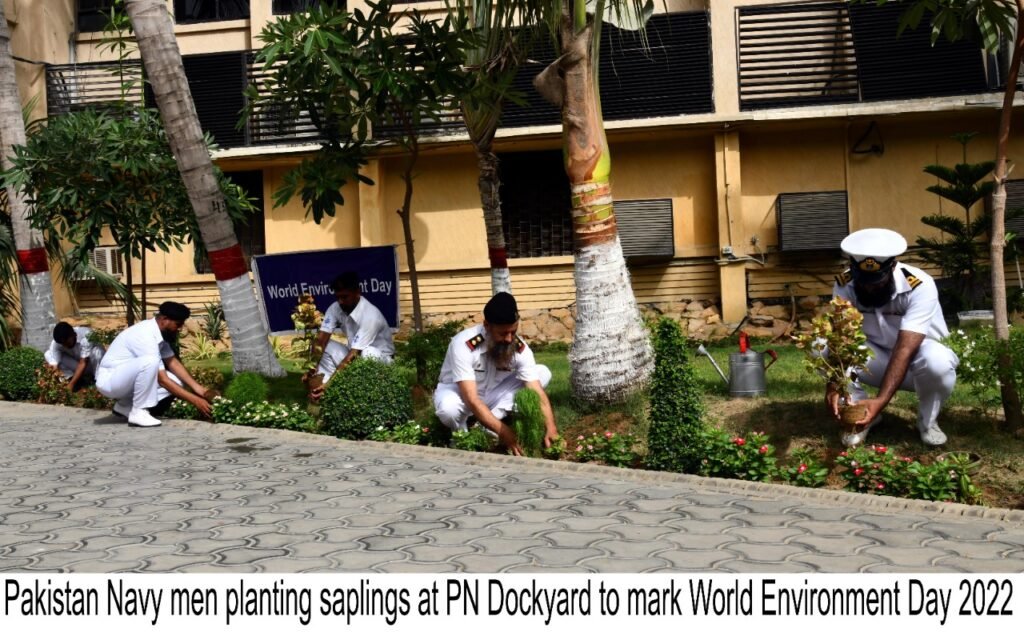 Pakistan Navy Observes World Environment Day 