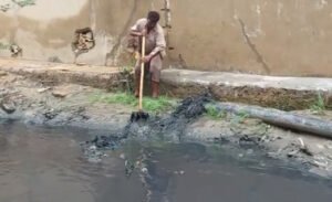 Non-drainage of rainwater