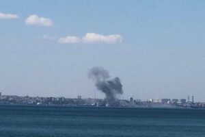Russian attack on Ukrainian port Odessa