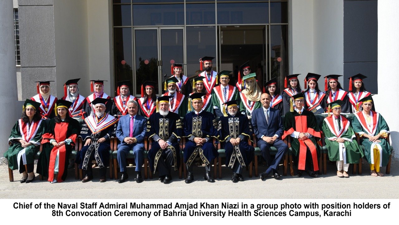8th Convocation Ceremony of Bahria University Health Sciences Campus  Held at Karachi