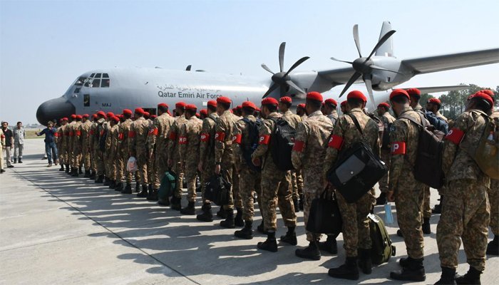 Pakistan Army contingent sent to Qatar for security of FIFA World Cup