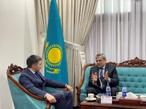 Executive Director COMSATS Calls on the Ambassador of the Republic of Kazakhstan.
