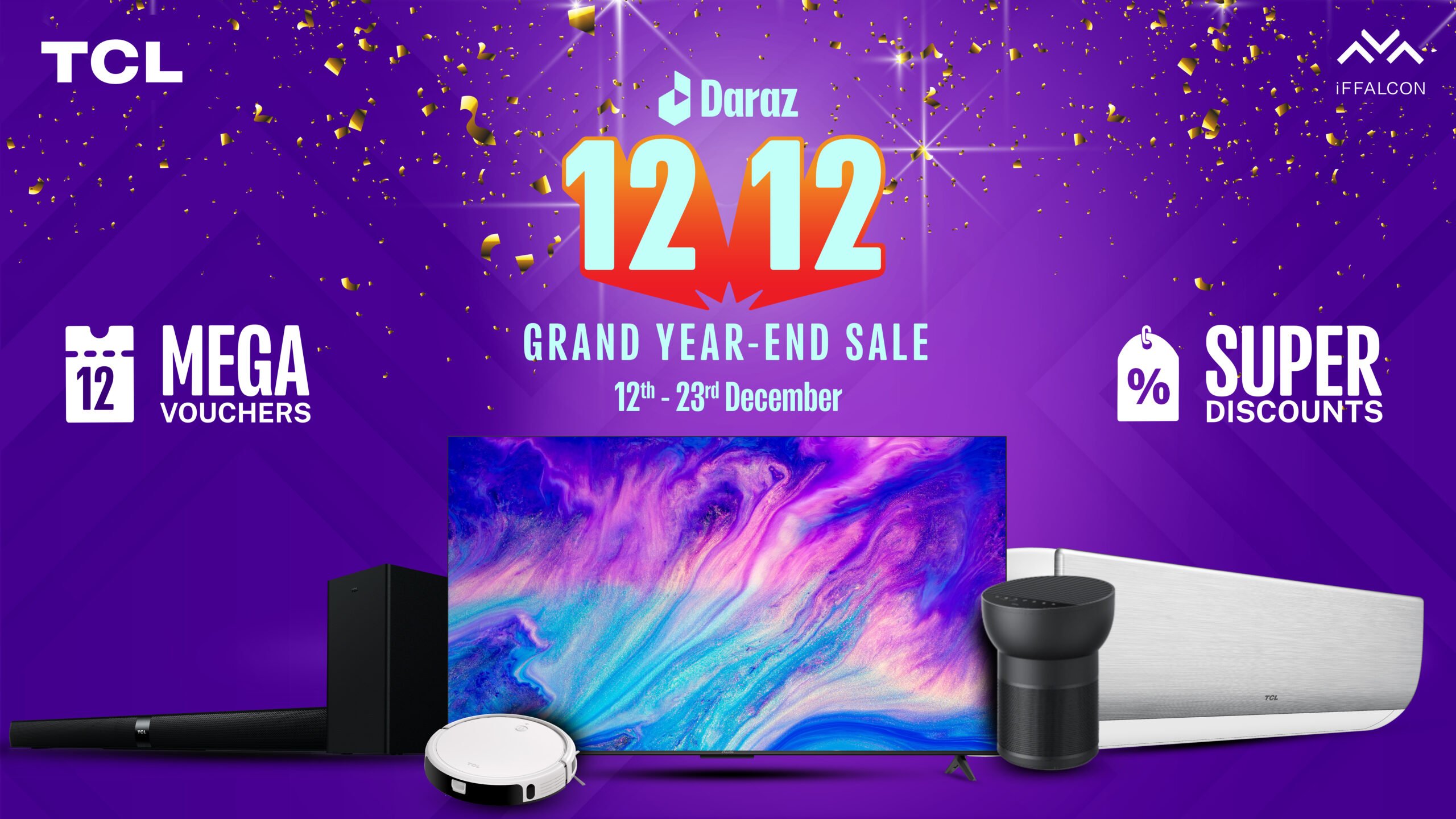 TCL and Daraz come together for mega 12.12 sale to end the year with a bang.