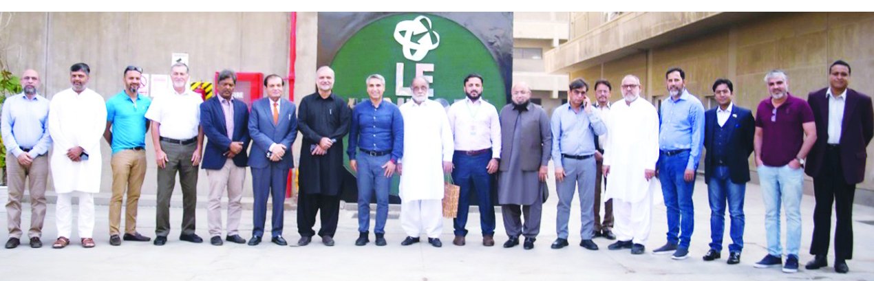AMEER JAMMAT-E-ISLAMI, HAFIZ NAEEM-UR-REHMAN, VISITED TO LE-MENDOZA PHARMACEUTICAL.