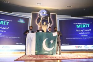 IT Minister Amin Ul Haq at APICTA Awards