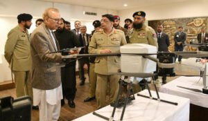 President visits Ordnance Factory Wah, calls for Research, Development & modernization.