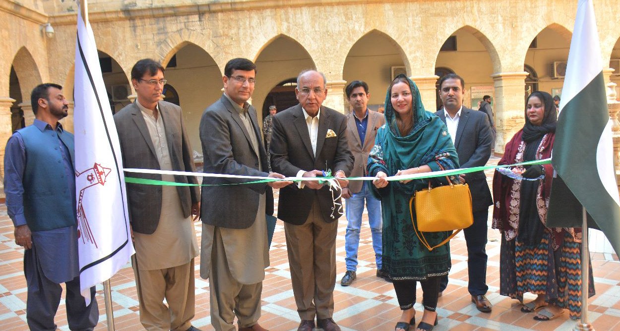DEMP Karachi organises Digital Photographic Exhibition and Quiz Competition at Sindh Madraset ul Islam University.