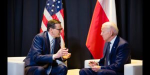 Biden and Mateusz Morawiecki