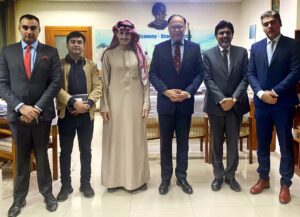 SAP Delegation Minister for Planning Ahsan Iqbal in Islamabad