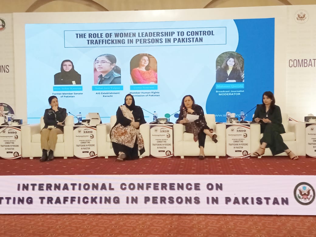 SSDO Organizes International Conference on Combating Trafficking in Persons in Pakistan in collaboration with the US Embassy.