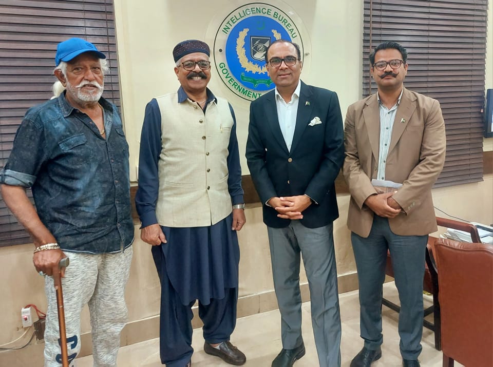 Mansoor Zuberi & CH Muhammed Natiq Ubaid met with Rizwan Ahmed.