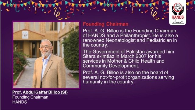 Health & Nutrition Development Society (HANDS) Pakistan has organized a Fundraising Carnival to support its Flood Rehabilitation Program.