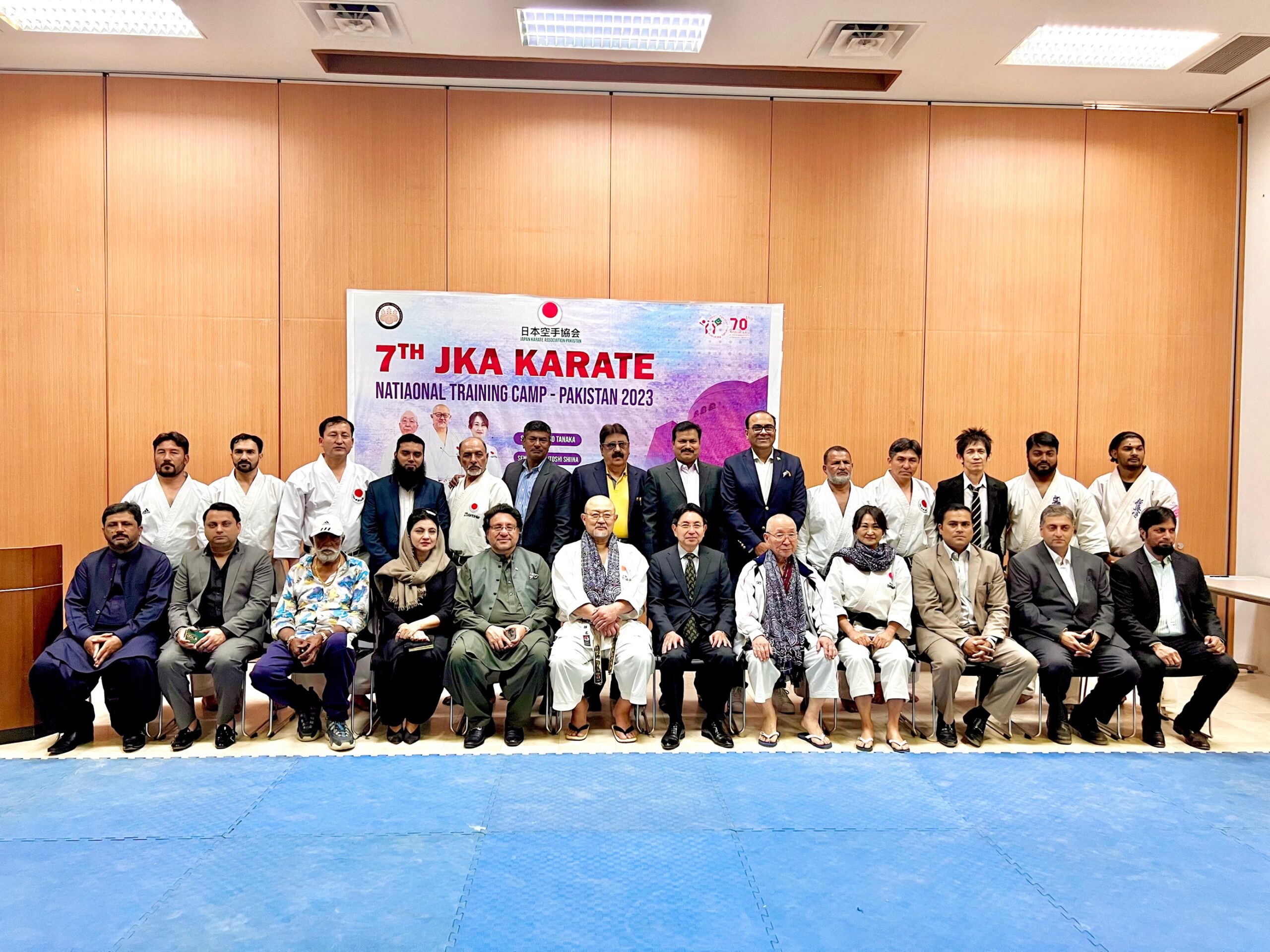 Karate workshop organized by Consulate-General of Japan in Karachi.