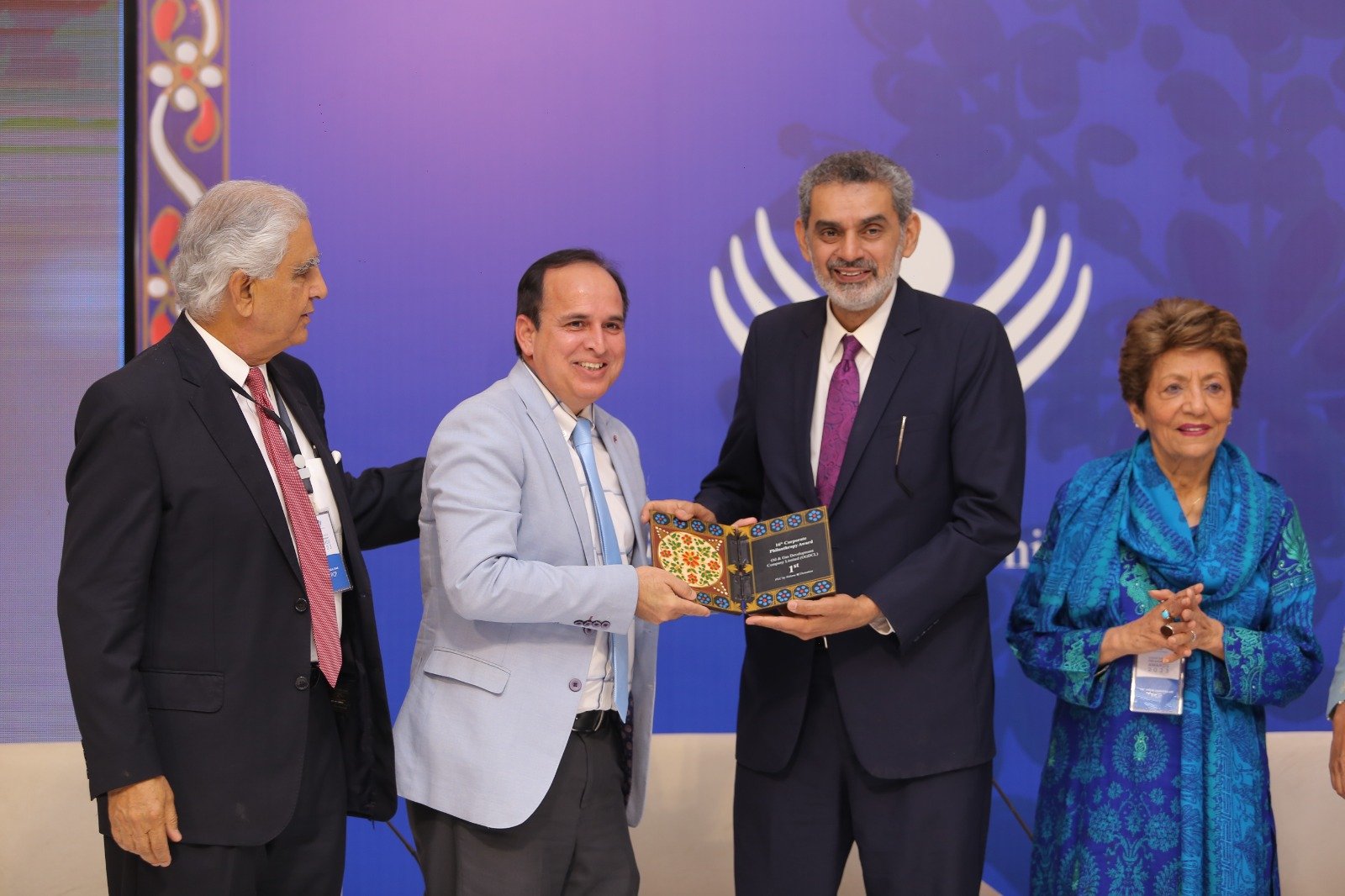 OGDCL Wins Top Corporate Philanthropy Award Organized by Pakistan Centre for Philanthropy.
