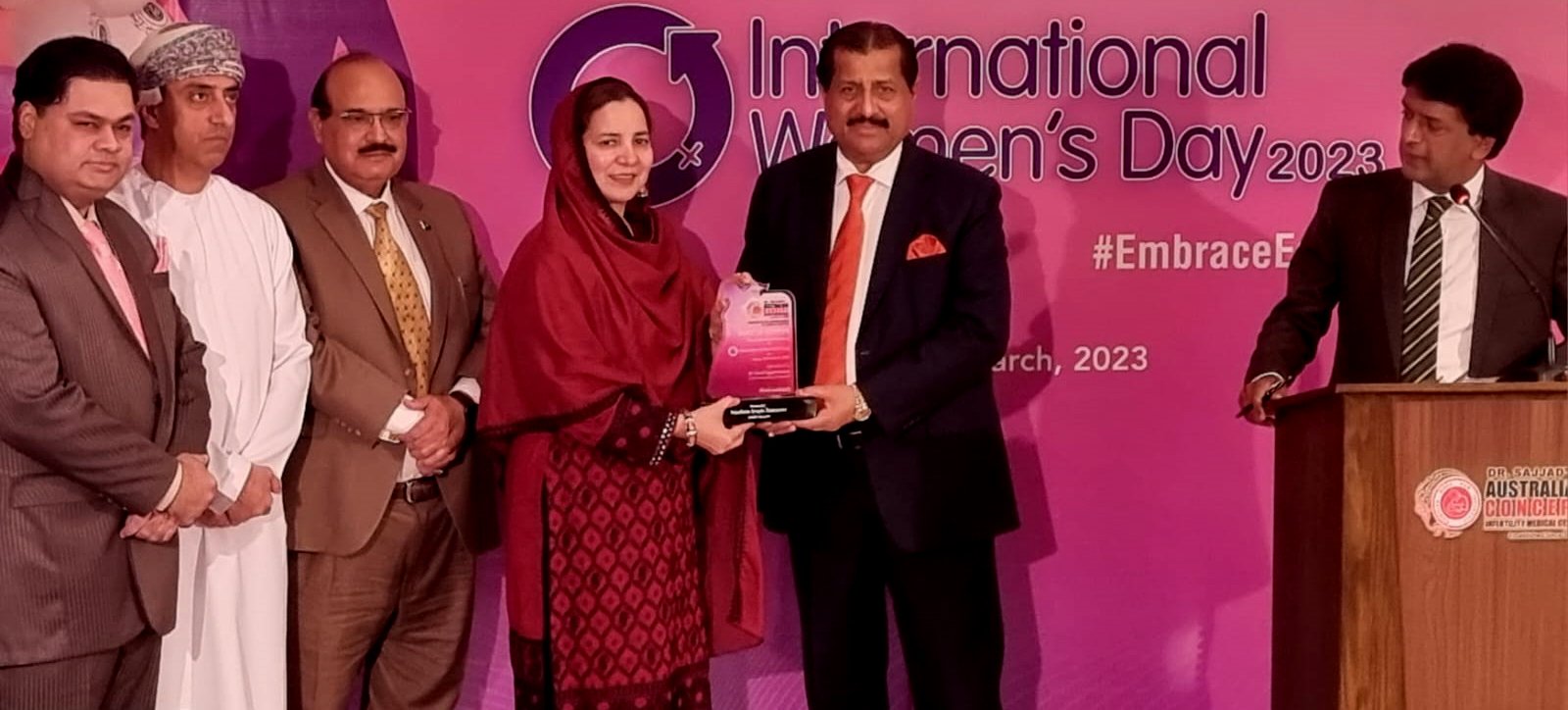 C.G of Yemen was the Chief Guest at International Women Day Award 2023.
