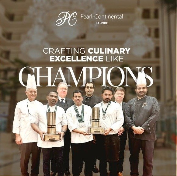 Pearl-Continental Hotel Lahore chefs win the fifth season of Pakistan International Culinary Championship 2023.