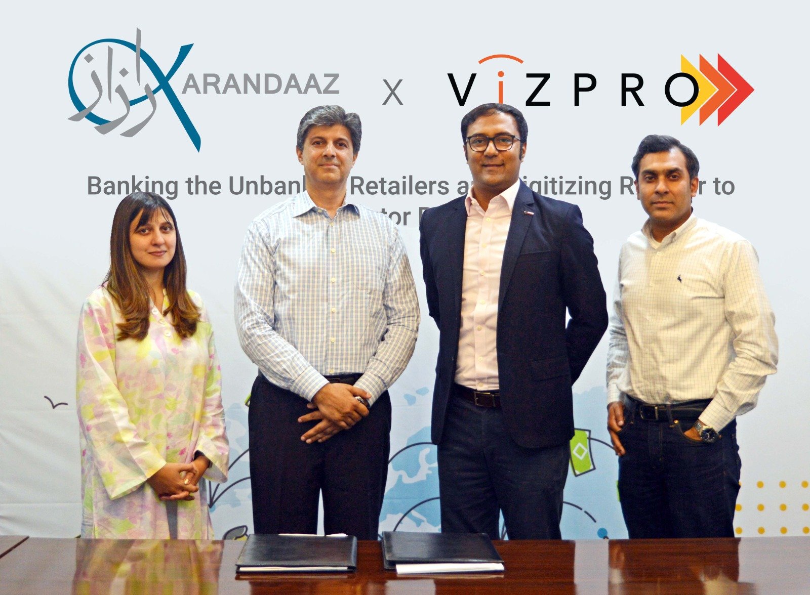 Karandaaz and Vizpro Announce Strategic Partnership to Accelerate Digitization of Retailer to Distributor Payments in Pakistan.