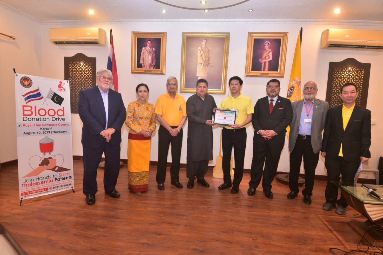 Royal Thai Consulate General organized a Blood Donation Drive in collaboration with AMTF.