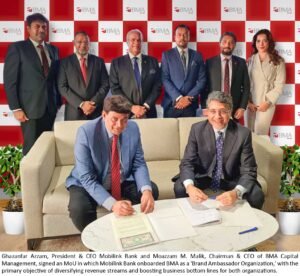 Mobilink Bank and BMA Capital Management enter into a Distribution Agreement - Photo Caption English (1)