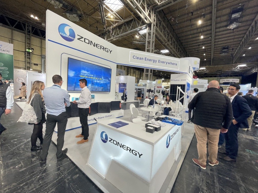 Zonergy Corporation showcases Smart Energy Products at Solar & Storage Live UK 2023.