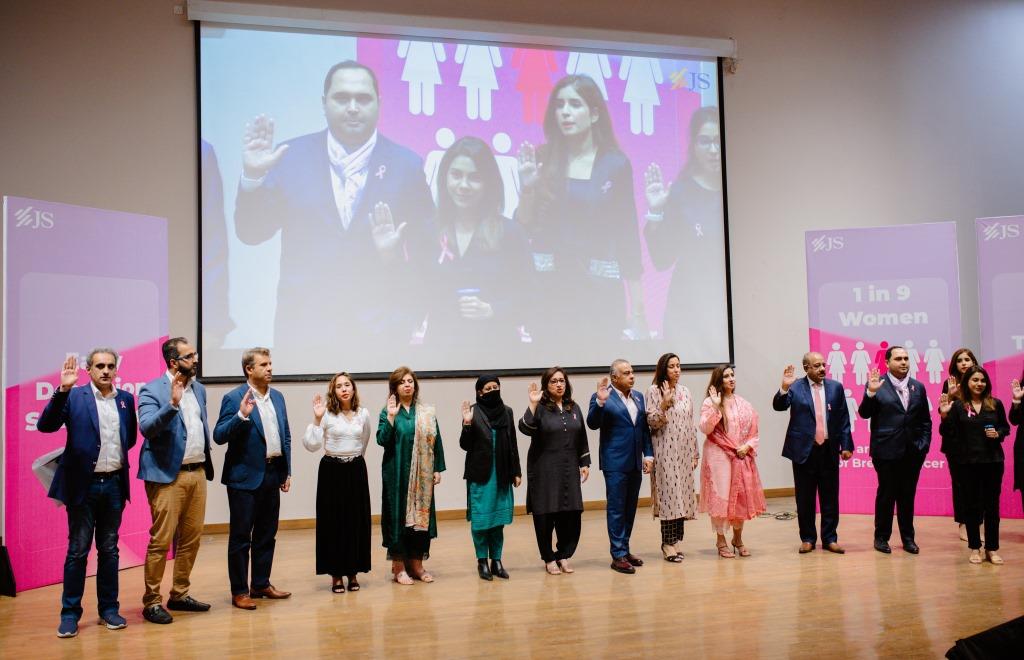 JS Bank stands with the Global Pinktober campaign,raises awareness about breast cancer.