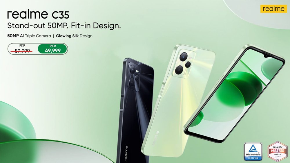 Unbeatable Elegance At An Irresistible Price: realme C35 Gets A Massive Pkr 10,000/- Price Drop!