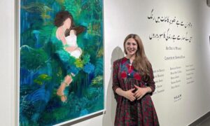 Naimal Khawar Pays Tribute to the Resilience of Women of Gaza with Luminesce Art Display (3)