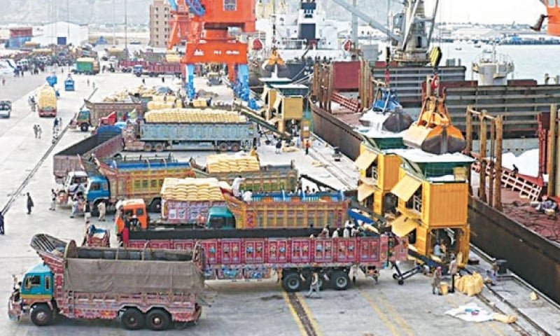 Despite the announcement by Prime Minister Anwarul Haq Kakar to make Gwadar port a major center of trade.