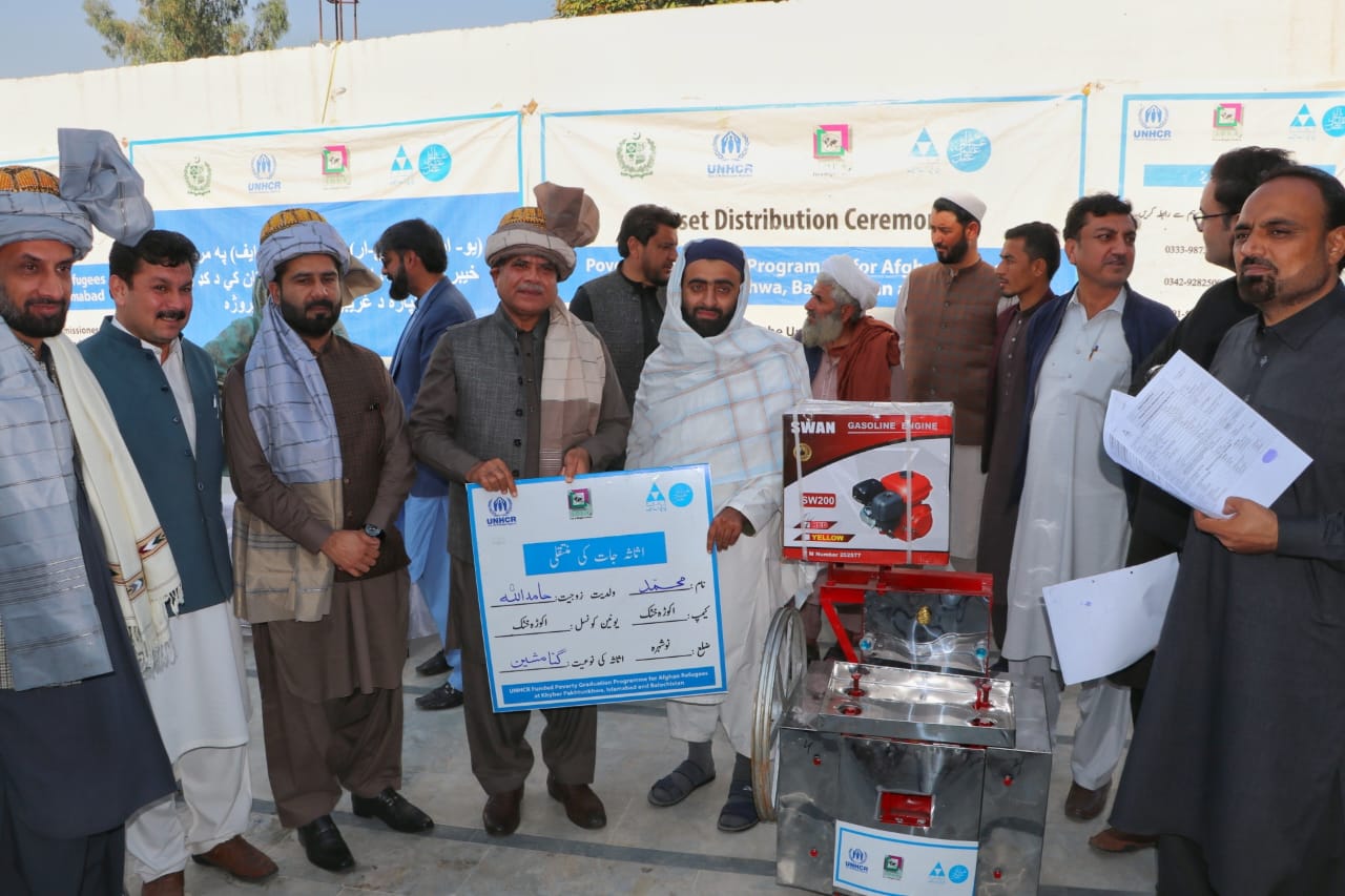 UNHCR & PPAF Collaborate to Empower Afghan Refugee Families with Sustainable Livelihoods.