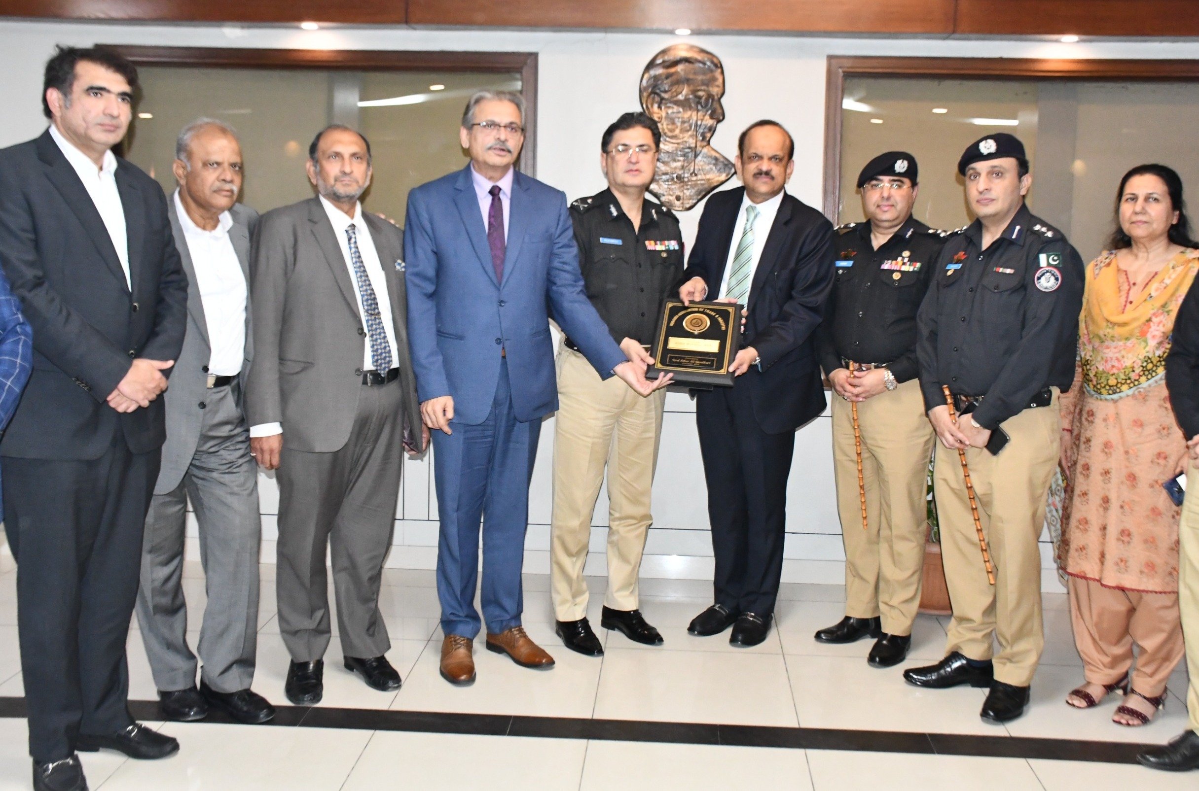 Through mutual consultation, eliminate crimes from the Korangi industrial area, Zubair Chhaya,Additional IG Karachi Khadim Hussain Rind.