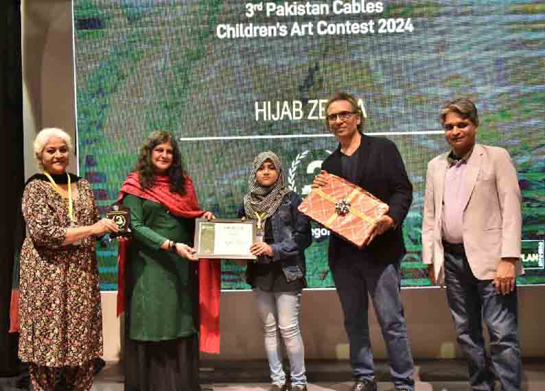 3rd Pakistan Cables Children’s Art Contest 2024 showcases creative ideas for Pakistan Climate Action Plan 2025.