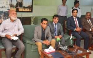 Education Minister Khalid Maqbool Siddiqui Advocates Global Standards and Technology in Youth Training at NAVTTC Karachi Visit one