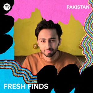 Spotify Fresh Finds artist Aashir Wajahat hits #1 on Spotify Pakistan’s Weekly Charts with 'Sadqay'