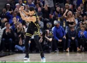 The woman who went viral for inadvertently photobombing Steph Currys iconic golf celebration has revealed herself to the masses