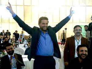 Shahid Afridi Victory Celebration Picture GCT Annual Dinner 2024