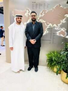 CEO Kumail Polani and Top Emirates Executives Arabian Travel Mart Dubai 1