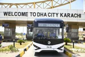DHA City Karachi Electric Bus Launch 2