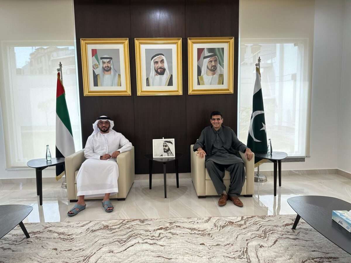 Convener Horticulture Standing Committee FPCCI met the Honourable Consul General Of UAE His Excellency Mr Bakheet.