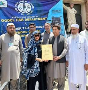KPK distribution ceremony ceremony with DHQ Hospital Kohat
