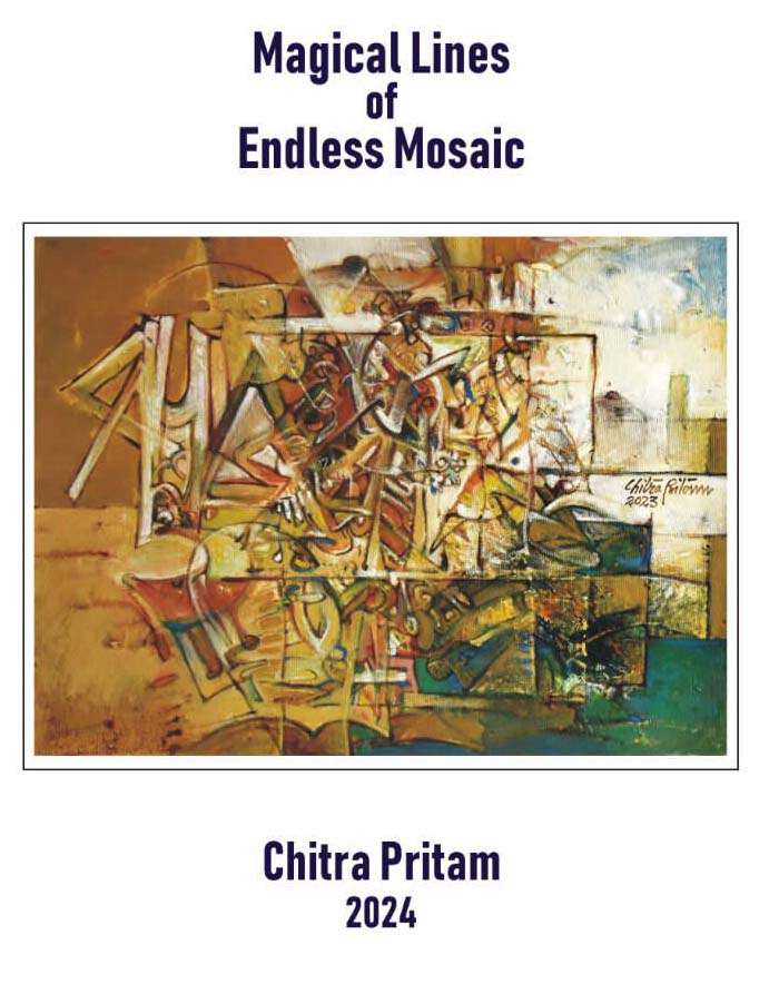 Magical Lines of Endless Mosaic” by Chitra Pritam: Exhibition Preparations Completed