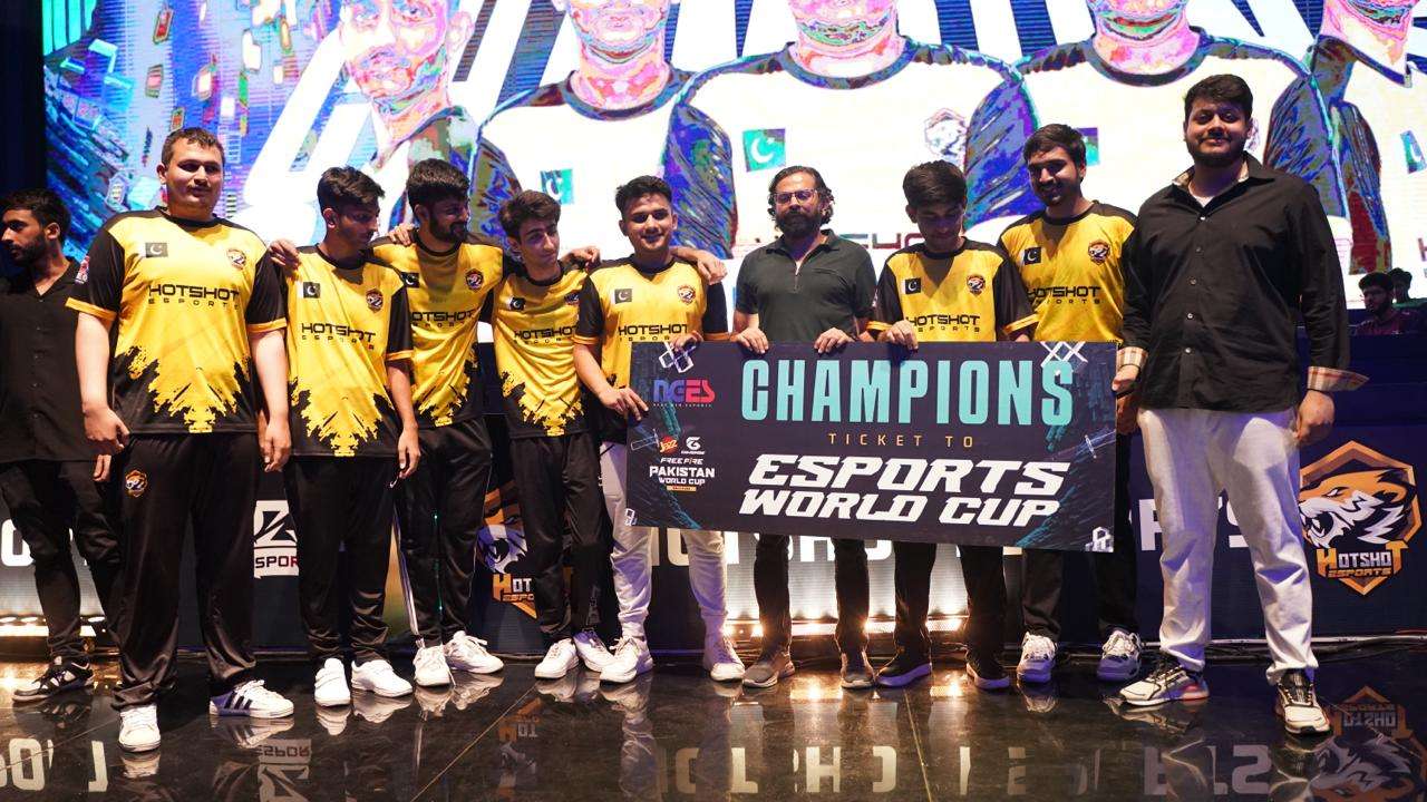Hotshot E sports clinches Jazz Game Now Free Fire PWCQ championship title and ticket to represent Pakistan at the E sports World Cup: Free Fire.