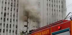 Fire Engulfs Kashif Center Due to Short Circuit