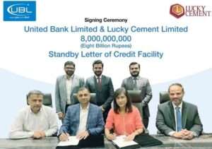 UBL Concludes USD Standby Letter of Credit Facility for Lucky Cement