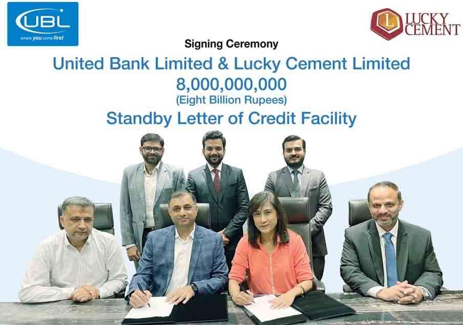 UBL Concludes USD Standby Letter of Credit Facility for Lucky Cement.