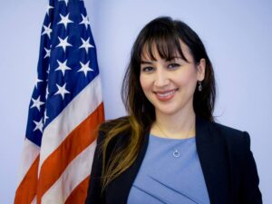 Arrival of U.S. Deputy Chief of Mission Natalie Baker.