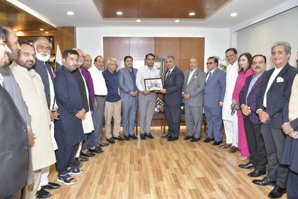 Interactive Session Held with Ambassador Designate Rizwan Saeed Sheikh.