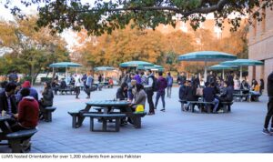 LUMS Orientation, E Image