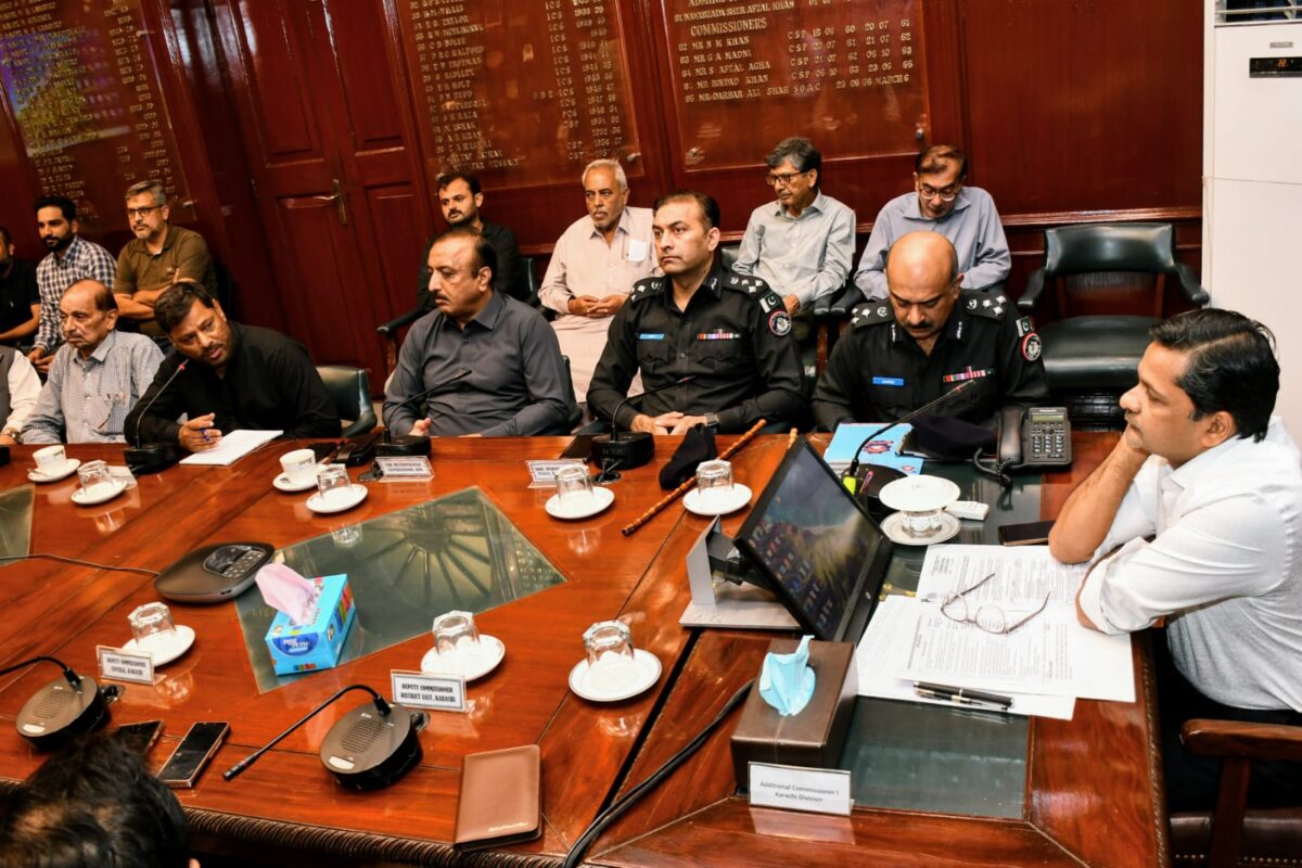 Security Plans for Chehlum Procession Finalized in Karachi.
