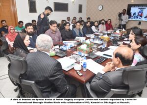 Seminar highlights need for UN resolution and human rights abuses in Jammu and Kashmir b