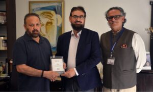 Souvenir Presented at Indus Shakireen Program Launch.